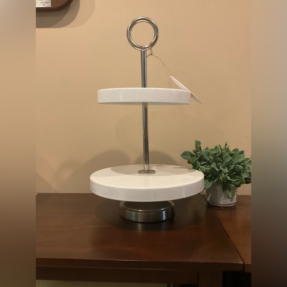 NWT Double Tiered Tray Stand 🪴 - Picture 1 of 5